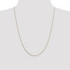 Black Bow Jewelry 0.7mm 14k Yellow Gold Box Chain w/Spring Ring Necklace - 2 of 4
