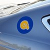 Albany State University Primary Logo Automotive Car Refrigerator Locker Vinyl Circle Magnet - 3 of 4