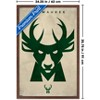 Trends International NBA Milwaukee Bucks - Logo 25 Framed Wall Poster Prints - 3 of 4
