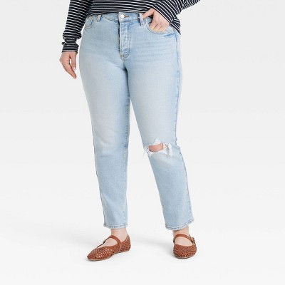 Women's Mid-Rise 80's Slim Fit Jeans - Universal Thread' - image 4