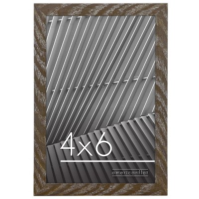Americanflat Thin Picture Frame with shatter-resistant glass - Horizontal and Vertical Formats for Wall and Tabletop