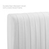 Modway Eloise Channel Tufted Performance Velvet Full/Queen Headboard – Modern Vertical Stitch Upholstered Headboard in Elegant Velvet - 3 of 4