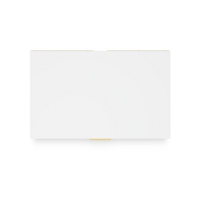 White and Gold Transitional 5-Drawer Tall Dresser