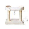 Two by Two Malibu - Off-White Scratching Post Cat Furniture - 20.7 in. Tall - 3 of 4