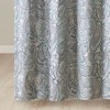 Sapphtopaz Paisley Jacquard Shower Curtain for Bathroom, 72x72" Pieced Solid Top Panel with Contrast Piping,Multicolored Curtains with 12 Buttonholes - 4 of 4