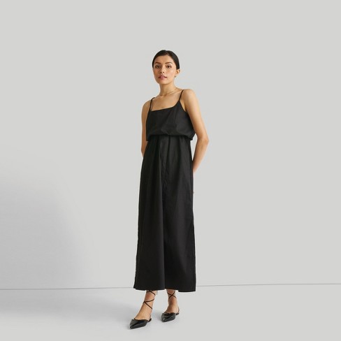 Reistor Women's Strappy Maxi Dress Black - image 1 of 4