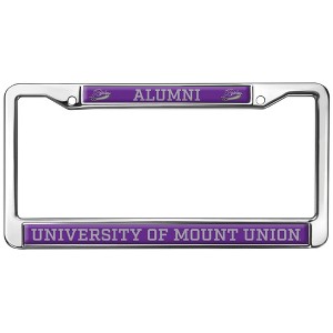 University of Mount Union Alumni Full Size Standard License Plate Metal Frame - 1 of 4