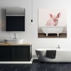 Stupell Industries Pink Farm Pig in Country Bath Tub, 36" x 36" - 2 of 4