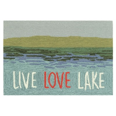 Liora Manne Frontporch Sea La Vie Indoor/Outdoor Rug Natural 1'8 x 2' 6