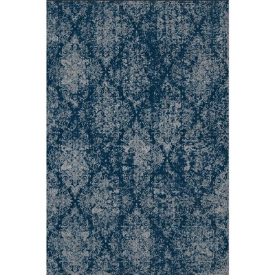 Washable Rug Vintage Rug Traditional Mat Floral Print Rug