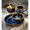 tagltd Loft Speckled Reactive Glaze Stoneware Dinnerware Plate 10 inch Midnight Blue Dishwasher Safe - 3 of 4