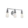 Elegant Lighting Serif 3 light chrome Wall Sconce - 4 of 4