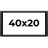 PosterPalooza | Panoramic Flat Black Picture Frame - UV Acrylic, Foam Board Backing, Hanging Hardware - 2 of 4