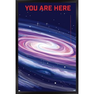Trends International Well This Is Awkward - You Are Here Framed Wall Poster Prints - 1 of 4
