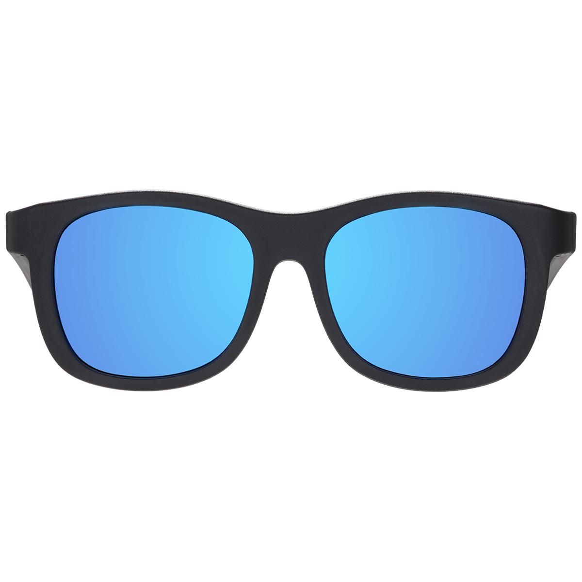 Babiators Jet Black Polarized Navigator with Cobalt Mirrored Lens - thumbnail 2