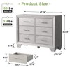 6 Drawer Dresser for Bedroom - 2 of 4