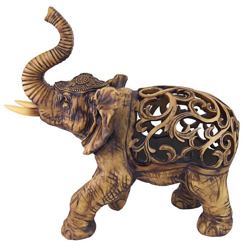 Design Toscano Jali Elephant Sculpture (Large), 5 of 7