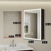 LED Bathroom Medicine Cabinet with Mirror, Surface or Recessed Mount, Defogger, Memory Function, 3-Color Lighting, USB & Outlet, Dimmer - 3 of 4