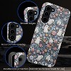 BONGEEK Case Compatible with Samsung Galaxy S23 Plus,Scratch Resistant Hybrid 2-Layer Hard Shell Bright Phone Case, Floral - 3 of 4