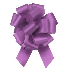 Unique Bargains Christmas Presents Bright Large Pull Bow Ribbons Glitter Gift Wrapping 10 Pcs - 1 of 4