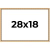 PosterPalooza | Classic Modern Gold Picture Frame - UV Acrylic, Backing Board, Hanging Hardware Included - 2 of 4