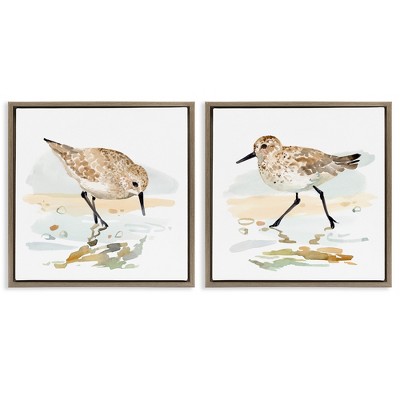 Stupell Industries Sea Birds on Shore, 18" x 18"