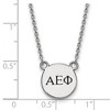 Black Bow Jewelry Sterling Silver Alpha Epsilon Phi Greek Life Necklace 18 Inch - 2 of 4