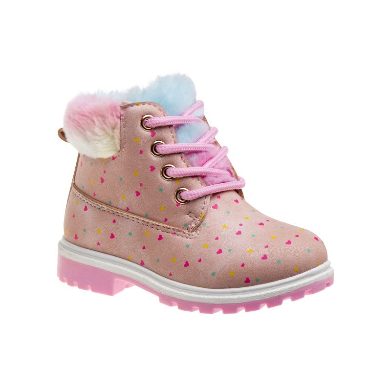 Beverly Hills Polo Club Toddler Girls Lace-Up Boots, 1 of 6