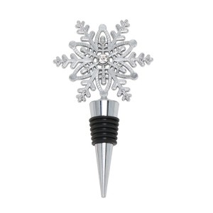 Unique Bargains Snowflake Stopper Aluminum Alloy TPE 4.76"x2.64"x0.79" 1 Pc - 1 of 3