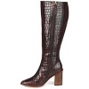 Journee Signature Wide Calf Women's Genuine Leather Tamori Boot - 2 of 4