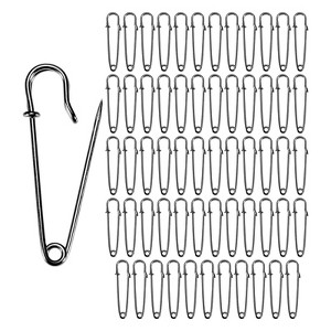 Unique Bargains Large Safety Spring Lock Blanket Bulk Pins 60 Pcs - 1 of 4