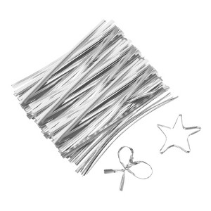 Unique Bargains Reusable Plastic Coated Metallic Durable Twist Ties 800 Pcs - 1 of 4