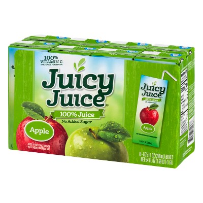 Juicy Juice Slim Apple 100% Juice - 8pk/6.75 fl oz Boxes