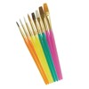 Creativity Street® Acrylic Paint Brush Assortment, Assorted Colors & Sizes, 8 Per Pack, 6 Packs - 3 of 3