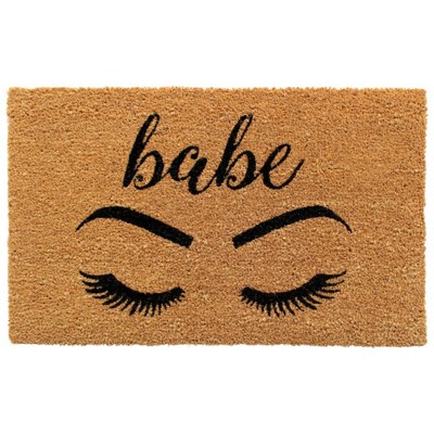 1'6" x 2'6" Tufted Babe Doormat Natural - Raj