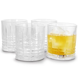 Gibson Jewelite 4 Piece 11 oz. Double Old Fashioned Glass Set - 1 of 4