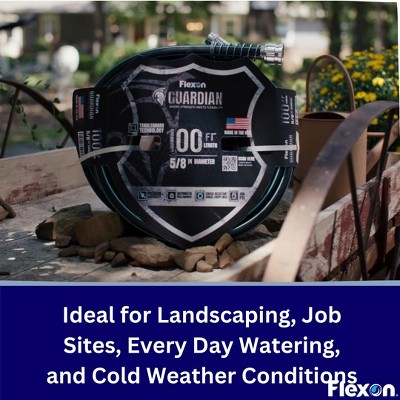 Flexon 5/8" x 100 ft. Guardian Heavy Duty Kink Resistant Garden Hose with TangleGuard Technology – Durable, Flexible, Tangle-Free Watering, Ideal for Lawn, Garden, and Outdoor Use - Thumbnail 4