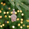 Northlight 3.25" Snow Covered Pink Church Glass Christmas Ornament - 2 of 4