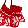 Northlight Nordic Knit Mittens Christmas Ornament - 4" - Red and White - image 3 of 4