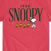 Boys' - Peanuts - Snoopy 1950 Camping Short Sleeve Graphic T-Shirt - 2 of 4