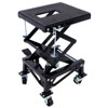 300 Lbs Hydraulic Motorcycle Lift Jack, Motorcycle Scissor Jack Secure Foot Lever, Motorcycle Lift Table with Wheels For Small Dirt Bikes - 2 of 4