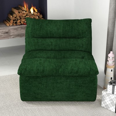 CAVINAS Bean Bag Chair Chaise Lazy Floor Sofa Modern Armless Lounge Chair Corner Sofa Chair for Living Room, Bedroom