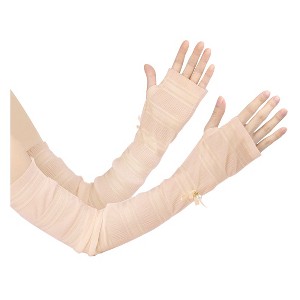 Allegra K Women's Fingerless Opera Length Arm Sleeve - 1 of 4