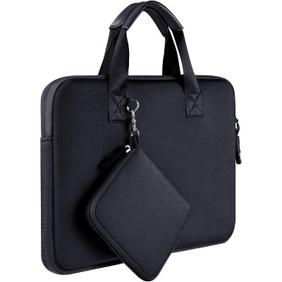 Hachikiko 13.3-14 Inch Laptop Sleeve with Small Pouch - Waterproof Case for MacBook Pro 14 (M4/M3/M2/M1), HP/Dell/Lenovo 13-14" Notebooks