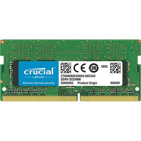 Crucial 8gb 2666 Mt S 260 Pin Ddr4 Sdram Sodimm Pc4 Memory Module Cl19 Unbuffered Single Ranked X8 1024m X 64 Non Ecc 1 2v Target