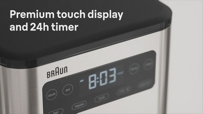 Braun 14-Cup Stainless Steel Programmable Coffee Maker