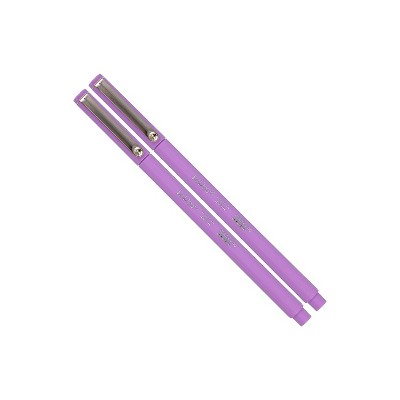 Marvy Uchida Le Pen Felt Pen Ultra Fine Point Lavender Purple Ink 2/Pack (7655874A) 