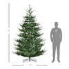FURNIinspire Artificial Trees Christmas Decor Christmas Tree, Indoor Outdoor Christmas Decorations Tree With 1939 Branches, Green, 59.1"*59.1"*106.3" - 3 of 4