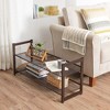 SONGMICS 2-Tier Stackable Shoe Rack - Metal Shoe Storage Shelf for Closet Entryway, Flat or Angled Shoe Organizer in Blac - 4 of 4