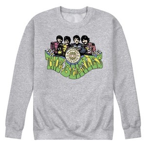 Men's - The Beatles - Lonely Hearts Club Graphic Fleece Sweatshirt - 1 of 4